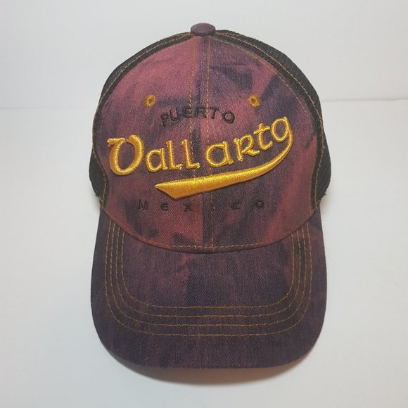 Vintage Puerto Vallarta Mexico Hat Trucker Hat Classic Cap Embroidered Unisex - Picture 3 of 12